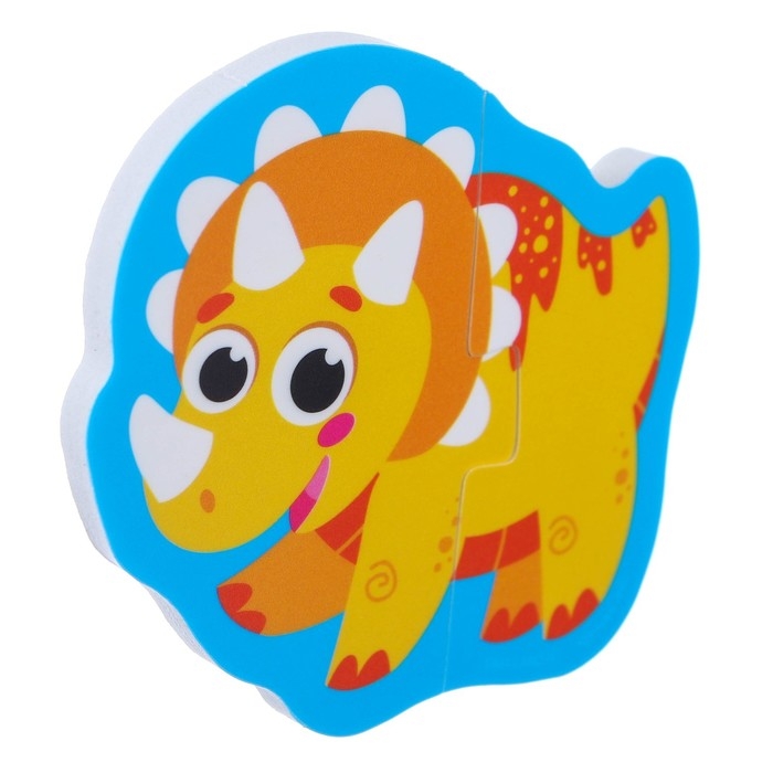 Мягкий пазл для малышей &laquo;Динозаврики&raquo;, 10 пазлов, Крошка Я