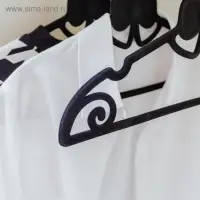 Плечики для одежды &laquo;Бант&raquo;, размер 44-46, флокированное покрытие, цвет МИКС