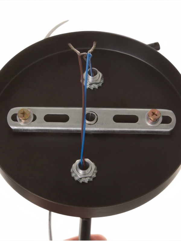 Люстра "Лайма" 2хЕ27 40Вт черно-хромовый 50х15х24 см