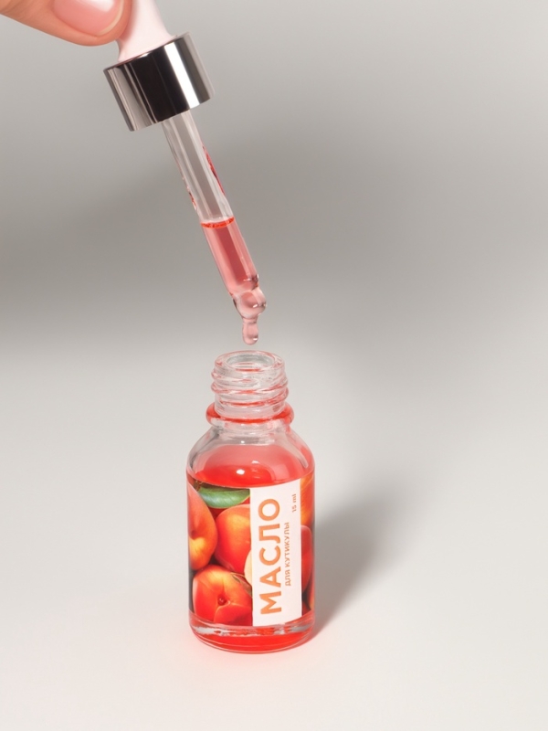 Масло д/ногтей и кутикулы 15мл ПЕРСИК бут с пип к/кор QF