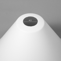 Плафон "Конус" Е27 снежно-белый 25х25х15см Плафон "Конус" Е27 снежно-белый 25х25х15см