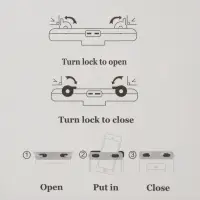 Набор водонепроницаемых чехлов для телефона, 2 штуки, размер 20х11 см, чёрные