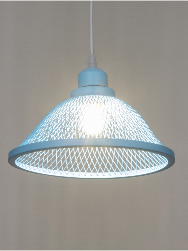 Светильник Robert 1х40Вт Е27 пр-1м небесный 24х24х14см