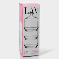 Набор стеклянных ёмкостей Berry, 220 мл, 3 шт