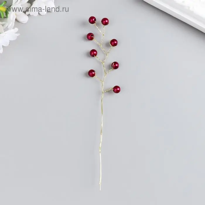 Декор для творчества "Веточка для букета" 16 см