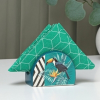 Салфетница Доляна &laquo;Тропики&raquo;, 9,8&times;4,5&times;6,2 см