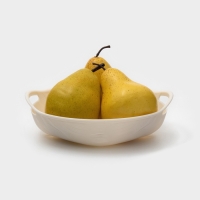 Ваза для фруктов Доляна Sirenna, пластик, 16,5&times;19,1&times;4 см, белая