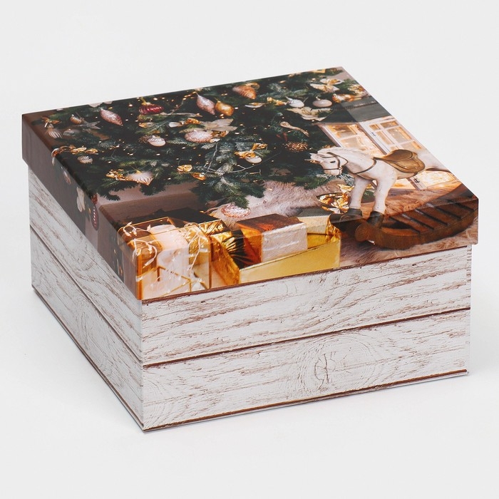 Набор подарочных коробок 6в1 &laquo;С Новым годом&raquo;, 10 х 10 х 6 - 20 х 20 х 11 см, Новый год