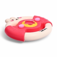 Музыкальный руль &laquo;Малыш зайчик&raquo;, звуковые и световые эффекты, розовый