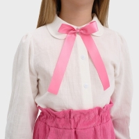 Рубашка детская KAFTAN, размер 34 (122-128 см), цвет белый Рубашка детская KAFTAN, размер 34 (122-128 см), цвет белый