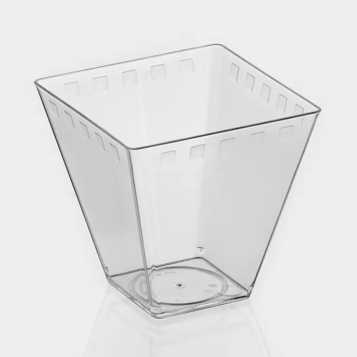 Форма пластиковая одноразовая для фуршета &laquo;Брюссель&raquo;, 150 мл, прозрачая