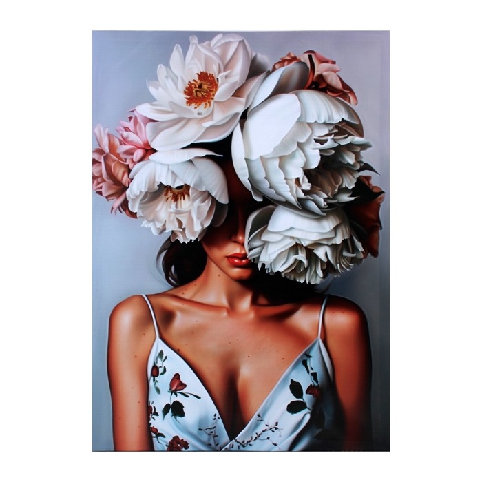 Картина на холсте Картина на холсте "Фемина-лилия" 50*70 см