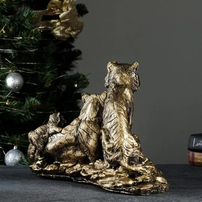 Копилка "Семья тигров" 42х26см