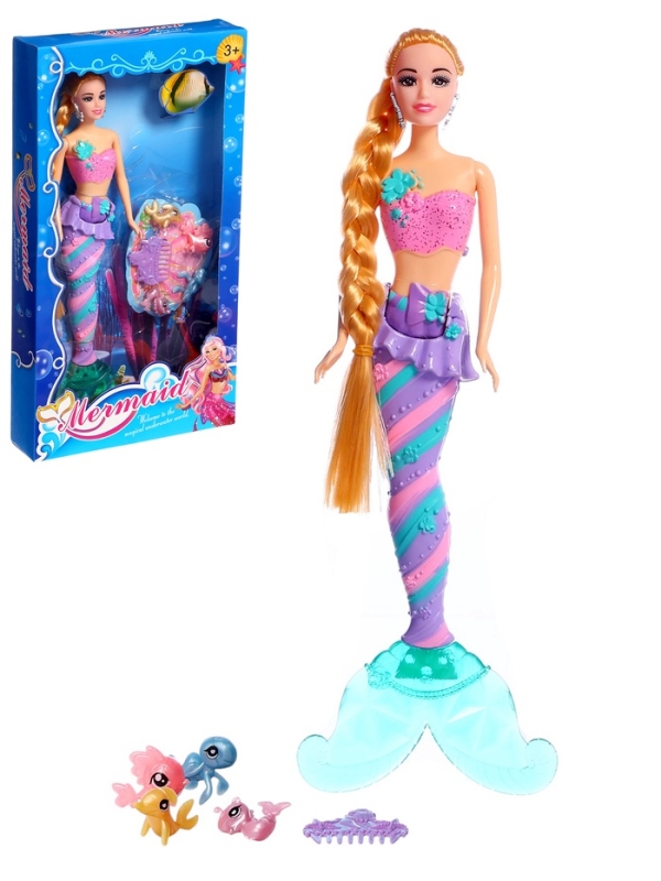 Кукла-русалка "Волна океана", МИКС