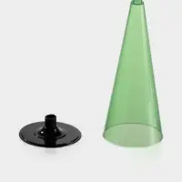 Фужер одноразовый &laquo;Конус&raquo;, 150-180 мл, зелёный