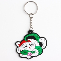 Брелок новогодний, для ключей, резиновый &laquo;Новогодний&raquo;, микс, 4 шт