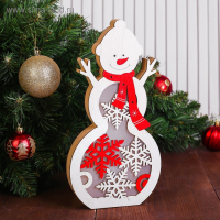 Декор с подсветкой &laquo;Большой снеговик&raquo;