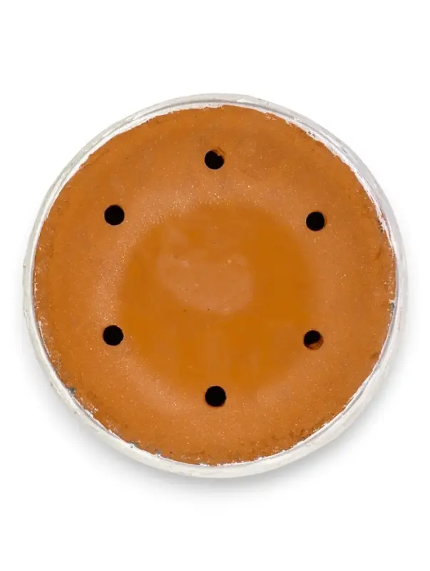 Горшок цветочный с поддоном 4,75 л, d22/h20 см белый керамика, "Венера" (М)