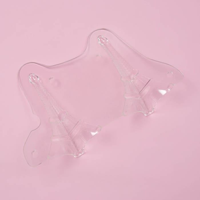 Молд для заливки шоколада KONFINETTA &laquo;Эйфелева башня&raquo;, пластик, 19.7&times;12&times;7 см, прозрачный