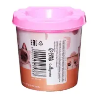 Стакан - непроливайка для рисования Calligrata, 210 мл с рисунком, МИКС