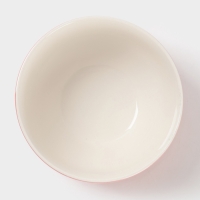 Салатник Доляна "А-ля Прима" 14см, 14,5х8, цвет розовый