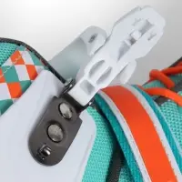 Коньки детские раздвижные BlackAqua, р. 27-30, для фитнеса, мятные, оранжевые