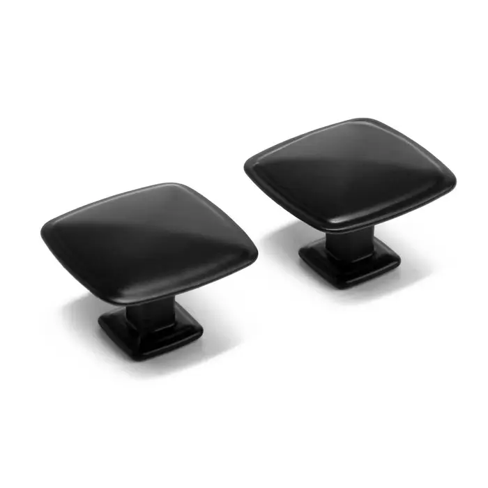 Ручка кнопка ТУНДРА РК112BL (MK112BL), черная