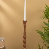 Подсвечник на 1 свечу "Бисквит" 10,5х10,5х34,5 см