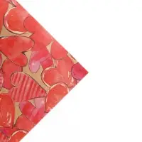 Бумага упаковочная крафтовая &laquo;Сердца&raquo;, 50 х 70 см