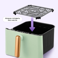 Аэрогриль электрический КТ-2262 - 6 л - 1700 Вт