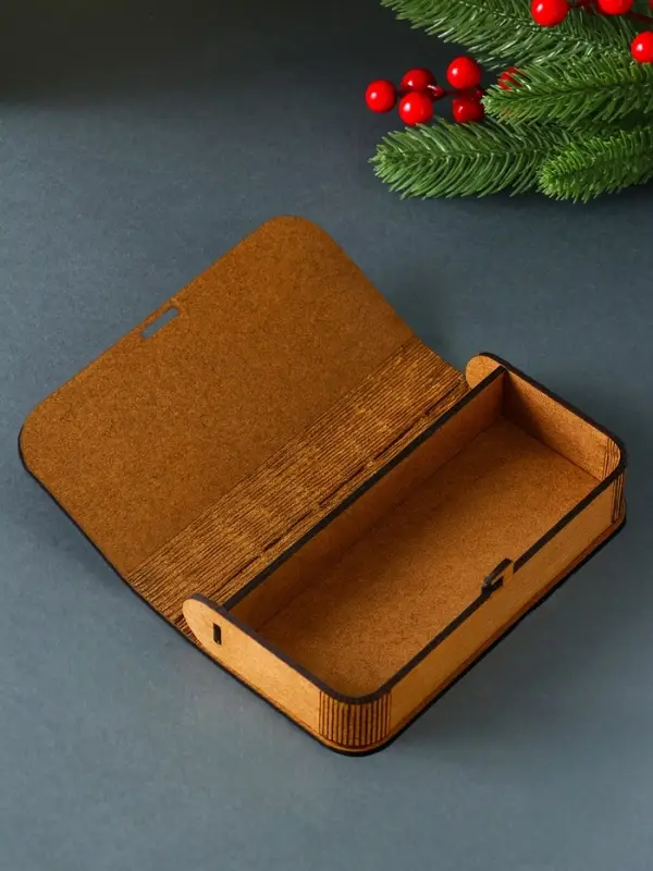 Новогодняя шкатулка "Достатка" 17х8,5 см