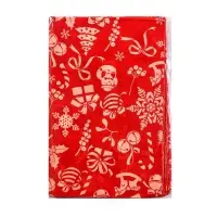 Бумага упаковочная тишью, новогодняя упаковка &laquo;С новым годом!&raquo;,50&times;66 см