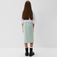 Юбка для девочки MINAKU: Jeans collection, цвет мятный, рост 152 см