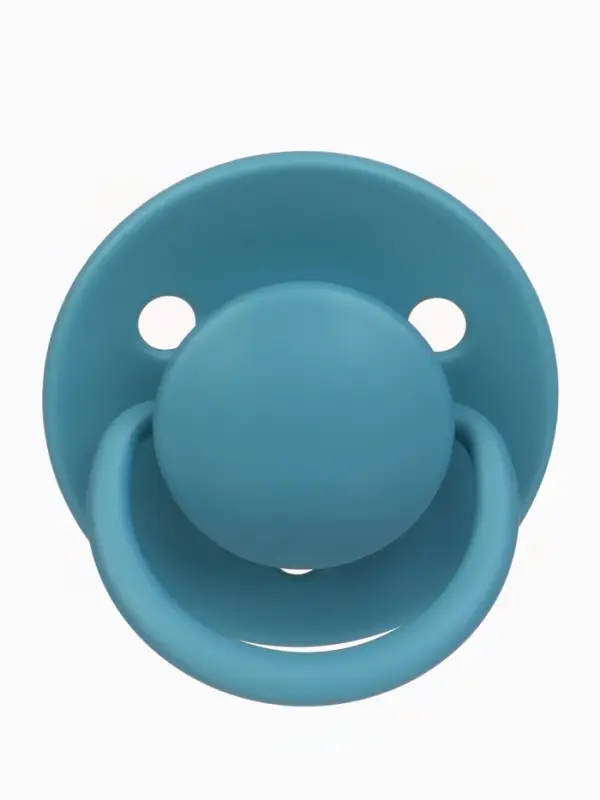 Набор классических пустышек, 2 шт., латекс, серый/серо-синий, в контейнере, от 6 мес., M&B