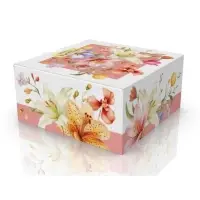 Коробка складная &laquo;Подарок с любовью&raquo;, 15 х 15 х 7 см