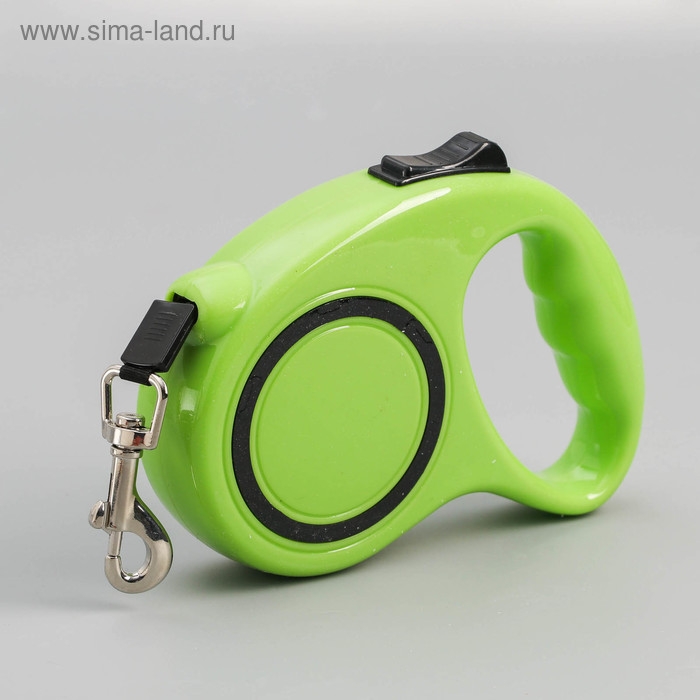 Рулетка эргономичная, 5 м, до 15 кг, зёленая