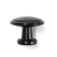 Ручка-кнопка ТУНДРА VINTAGE 012, черная