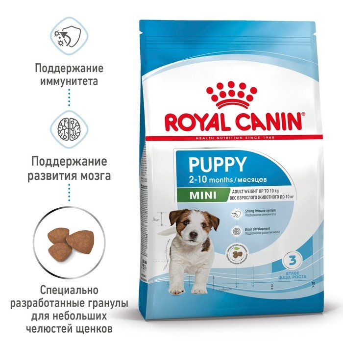 Сухой корм RC Mini Puppy для щенков, 0,8 кг
