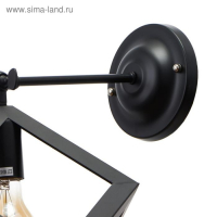 Бра "Куб" 1хE27 40Вт черный 22х28х30 см Бра "Куб" 1хE27 40Вт черный 22х28х30 см