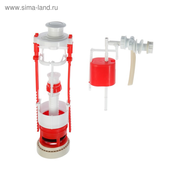 Арматура для смывных бачков Арматура для смывных бачков "РБМ" АС-16.1, с боковым плоским донным клапаном