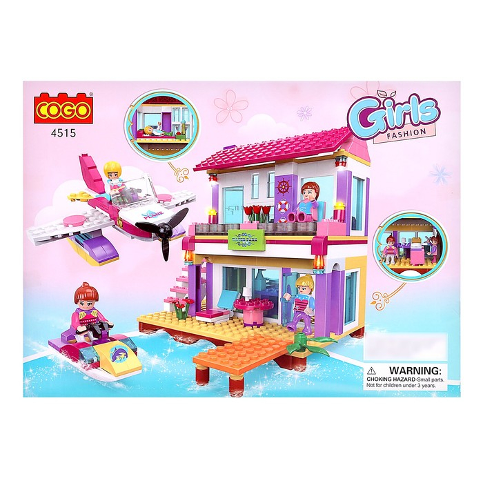 Конструктор &laquo;Девчонки: набережный домик&raquo;, 423 детали