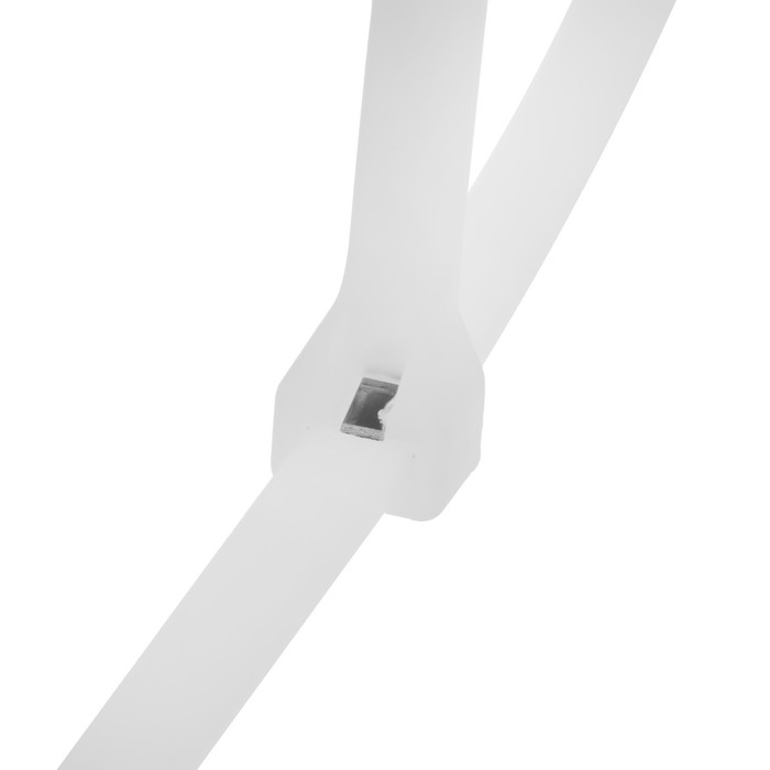 Хомут-стяжка с металлическим замком, размер 4,7х150 мм, натуральный Хомут-стяжка с металлическим замком, размер 4,7х150 мм, натуральный