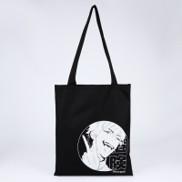 Шопер &laquo;Аниме&raquo; 35х0.5х40 см, отд без молнии, без подклада, чёрный