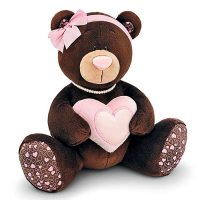 Мягкая игрушка &laquo;Медведь Milk с сердцем&raquo;, 15 см