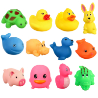 Набор резиновых игрушек для ванны &laquo;Малыши&raquo;, с пищалкой, 12 шт, Крошка Я