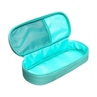 Пенал-футляр мягкий 90 х 220 х 50 мм, текстильный, Hatber "Реально крутой Капибара" бирюзовый NPk_73278