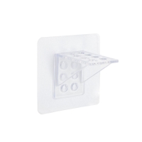 Полкодержатель с клейкой поверхностью ТУНДРА, прозрачный, набор 8 шт. Полкодержатель с клейкой поверхностью ТУНДРА, прозрачный, набор 8 шт.