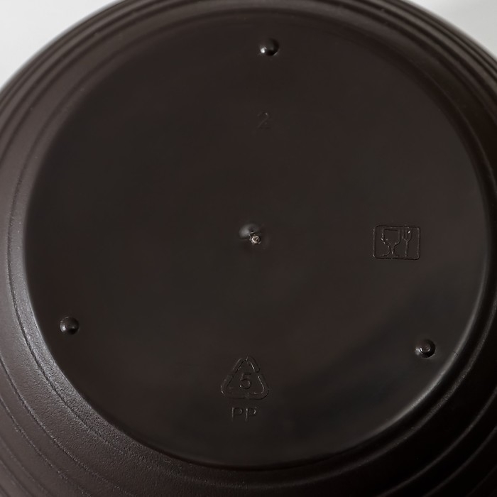 Горшок &laquo;Дуэт&raquo;, 500 мл, цвет шоколадный-кофе с молоком