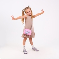 Сумка детская для девочки &laquo;Котенок&raquo; из эко-кожи, на ремешке, 15х12х3 см