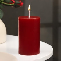 Свеча-цилиндр ароматическая "Вишня", 6х10 см